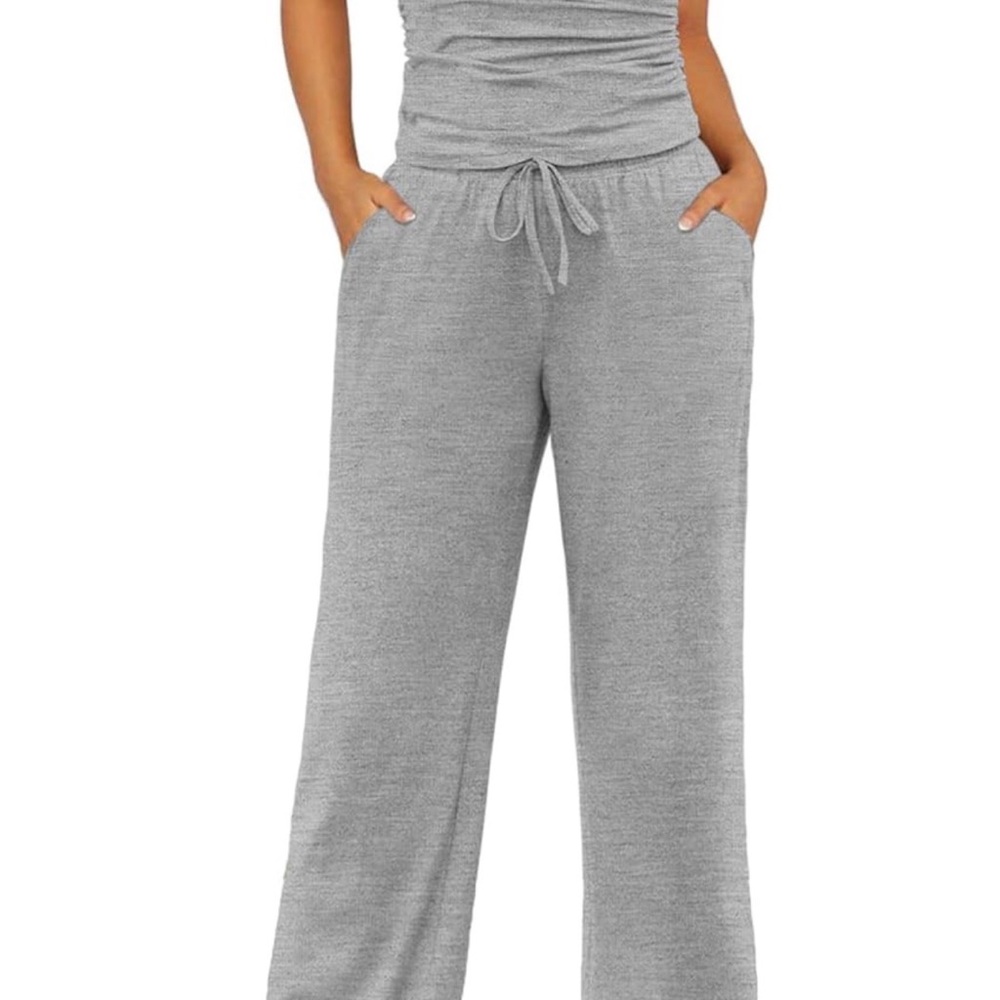 Gray Women's 2pc Soft Track Suit - Picture 3 of 3
